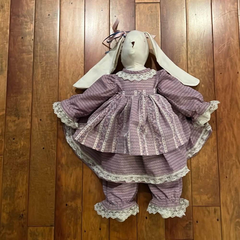 Handmade stuffed rabbit